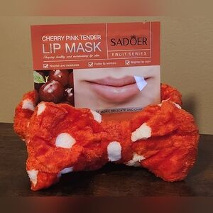 SPA HEADBAND/LIP MASK SET